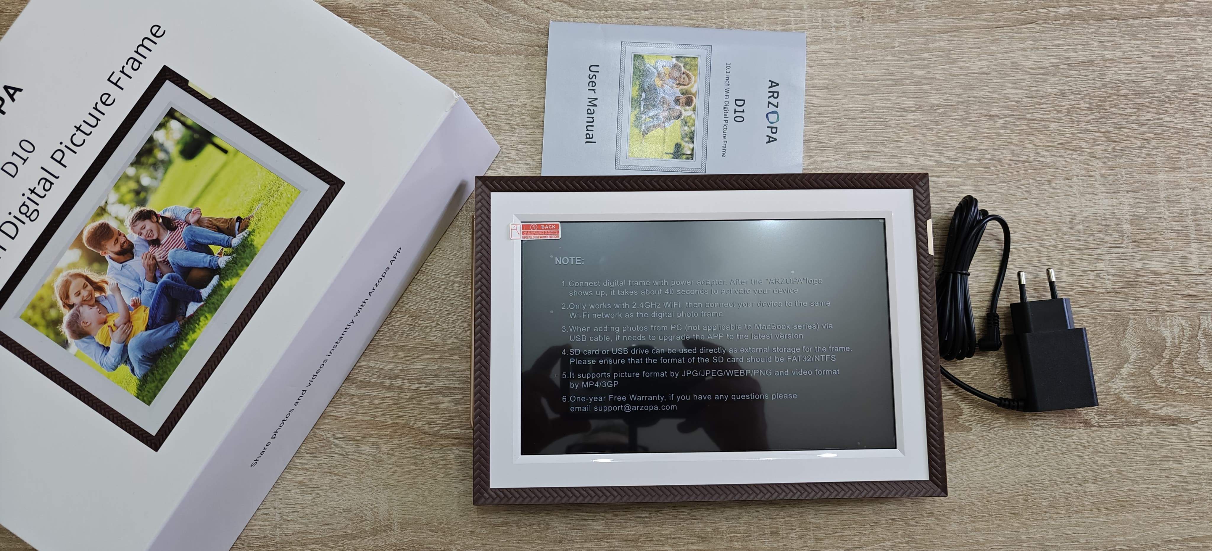 recensione arzopa Recensione Arzopa D10 Digital Photo Frame